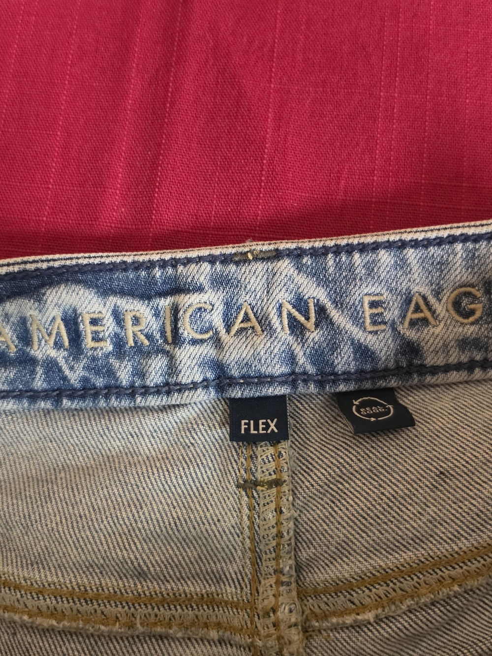 American Eagle Outfitters Lightwash Original Straight Mens Jeans 29x32 - Picture 5 of 9